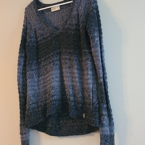 Hollister Blue Knit Sweater Size M - Picture 2 of 8